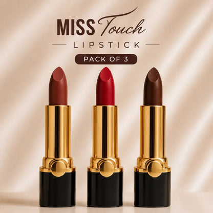 3 Colors MIss Touch Lipstick Set